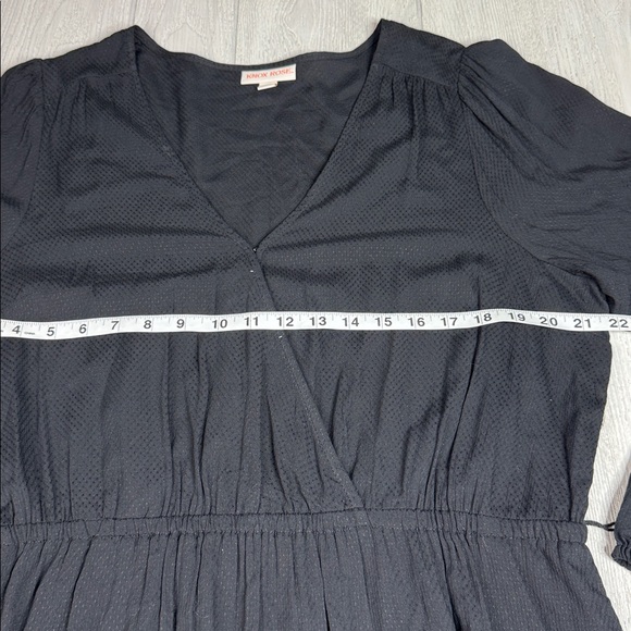 XL Black Boho dress, Knox Rose, Long black dress - Picture 6 of 10